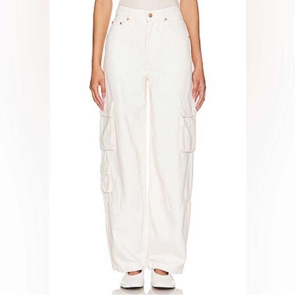 MOTHER Snacks! Women’s the side dish cargo skimp jeans
